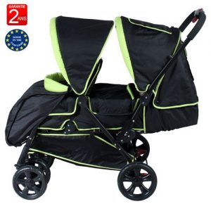 Poussette bébé double pour enfants d'ages rapprochés Bébé Achat – Bambisol  Puériculture